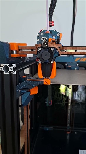 Virtu E3 Nozzle Scrubber and parking Pad #3dprinting #virtu