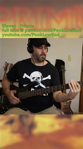 Eleven | Primus bass cover + tabs #primus #bassguitar #BassTabs #bassplayers #basstutorial