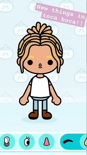 New FREE things in character creator #tocaboca
