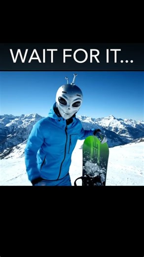 Alien Takes On Earth's Toughest Snowboard Trick! 👽🏂