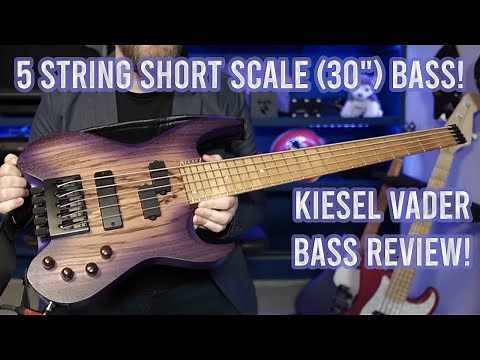 Short Scale 5 STRING bass??? (Kiesel Vader 5 Review)