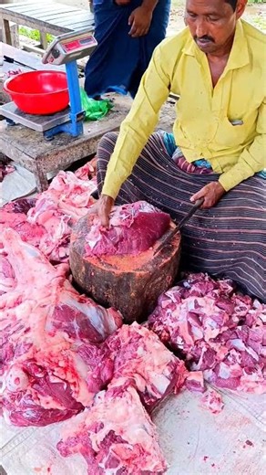 Awesome Ox Meat Cutting Skills #meat #meatmarket #beef #snake #trending