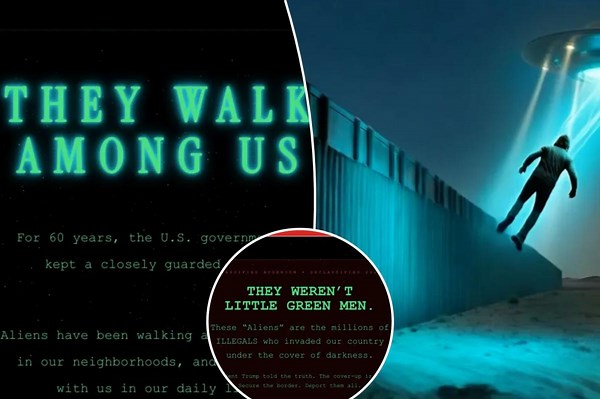 White House launches cheeky ‘Aliens.gov’ website — as admin slowly releases UFO files: ‘They walk among us’