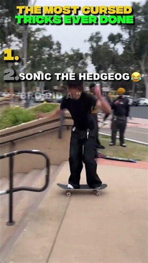 The Most CURSED TRICKS EVER! #skateboarding #shorts