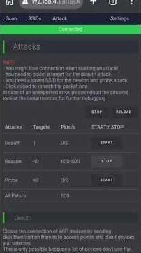 How to use ESP8266 WIFI Jamer in mobile 📱📲