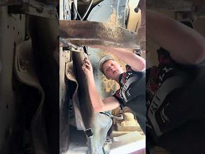 Removing a old cracked brake line