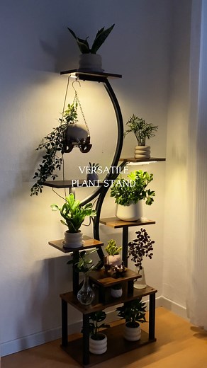 Temu Official | 🌿 Grow your indoor oasis with ease! This 8-tier plant stand with full-spectrum lights keeps your greenery thriving year-round. Stylish,... | Instagram