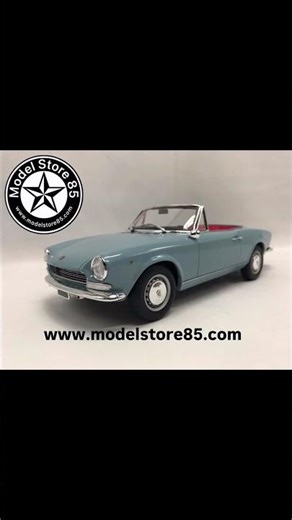 Fiat 124 spider in scala 1:18 disponibile su www.modelstore85.com #modelstore85 #autoclassiche