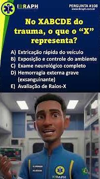 In the ABCDE trauma model, what does the "X" represent?