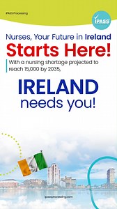 1.2K views | Feeling overwhelmed by the registration process for Ireland? Let IPASS Processing handle it for you! ✨ Start your journey to a brighter nursing career today—hassle-free and with expert guidance. 喙 #NursingInIreland #IrishNursingPathway #IPASSIreland #RNAbroad #NursingGoals | IPASS Processing | Facebook