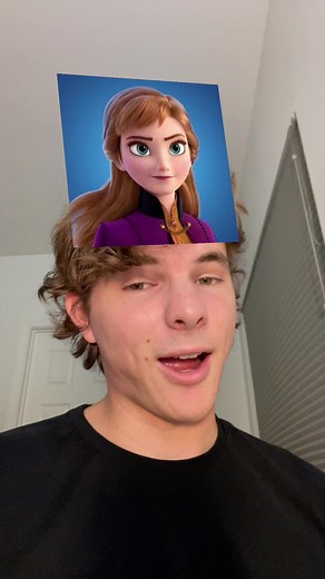 Animated Characters Join in Fun with Curly Haired Individual