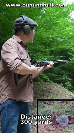 1874 Sharps Long Range rifle in 45-120 by Pedersoli @ 300y #capandball #blackopowder #sharps