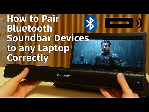 How to Connect Any Bluetooth Soundbar to Laptop Properly | Step-by-Step Guide