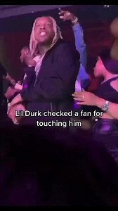 Lil Durk checked a fan for touching him #lildurk #chicago #OTF | Otf Phlex