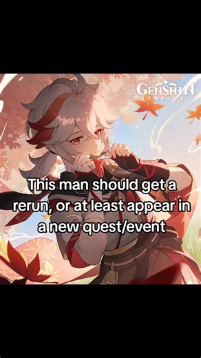 Missing Kazuha from Genshin Impact