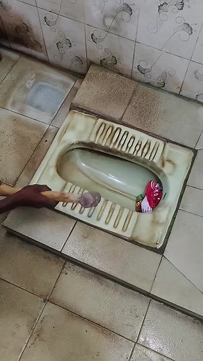 Old Indian toilet demolition process #construction #demolition | The Construction | Facebook