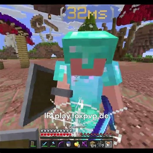 IP: play.foxpvp.de - #minecraft #crystalpvp #cpvp #pvp #minecraftpvp #uhc #onlysword #nethpot #ffa