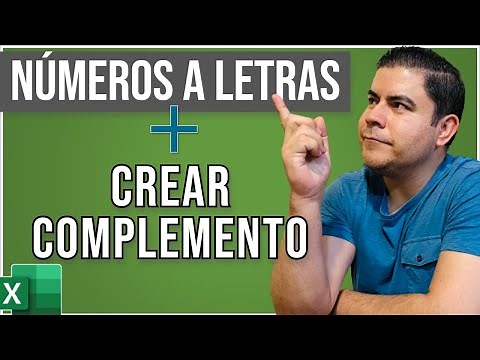 Crear complemento para Convertir Números a Letras en Excel