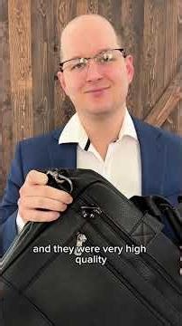 The Perfect Work + Travel Bag Every Man Needs | Leather Laptop Briefcase Review
