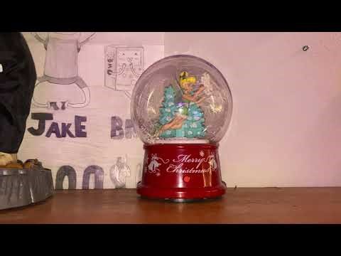 2012 Gemmy Christmas Disney Tinker Bell Snow Globe