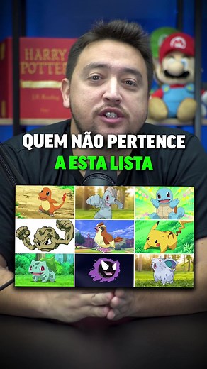 Quem Não Pertence a Essa Lista? - Jogo de Adivinhar Pokemon