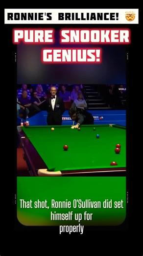 Ronnie Makes The Impossible Look Easy! #snooker2025 #snookerplayer #ronnieosullivan | World Snooker Spotlight