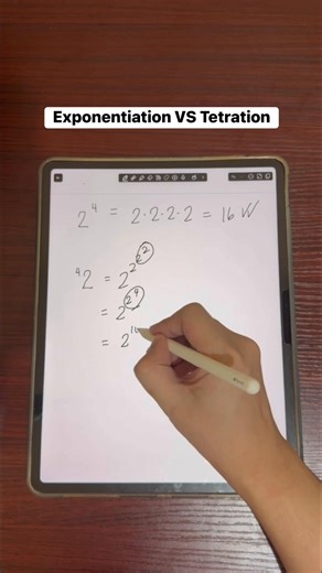 Exponentiation VS Tetration #fblifestyle | Enginerdmath