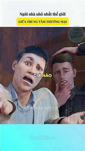 The world's smallest house in the middle of a shopping mall.