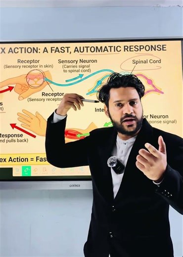 “Reflex Action in 30 Seconds! NEET Trick You’ll Never Forget 🔥🧠” #science