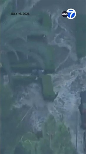 AIR7 captures moment person is temporarily swept away