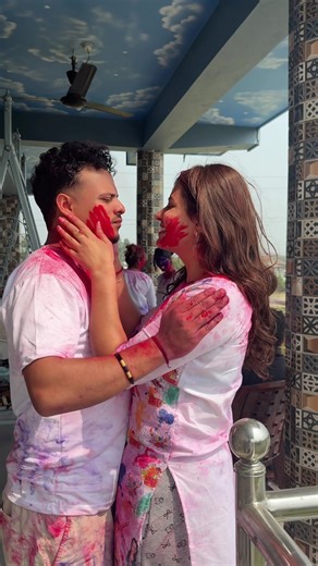 Celebrating Our First Holi as a Married Couple