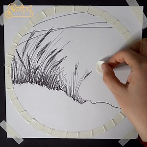 Bright & Beautiful Sunset Pastel Painting Art | S. Saint