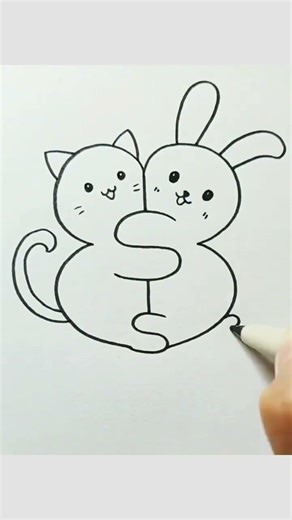 Are They Cute? #art #drawing #cute #satisfying #coloring #1millionviews