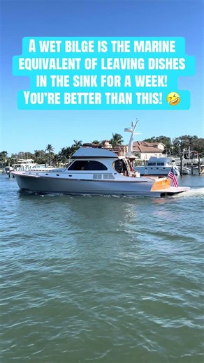 Boating rule #1: If water is somewhere it shouldn’t be… it’s already plotting something. 🤣🤣