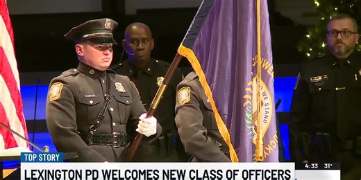 Lexington Police adds 20 new officers to ranks