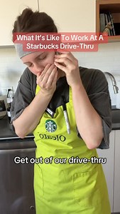 Katarina Joy Lopez on Instagram: "RIP my Window Time 😔 #starbucks #barista #starbucksbarista #sbux #fyp #coffee #comedy #fyp #funny #worklife #trend #starbies #foryou #fypシ #skit #reel #actress #losangeles"