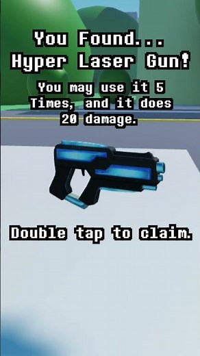 You Found A... Hyper Laser Gun! #roblox #robloxanimation #fyp #shorts #lasergun #artovon