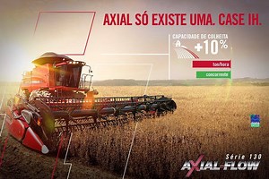 Na hora de bater seu recorde de produtividade, conte com a Axial-Flow série 130. A linha oferece capacidade de colheita 10% maior que o principal concorrente. Conheça a série e se prepare para colher excelentes resultados: http://www.axialflow.com.br/ | CASE IH