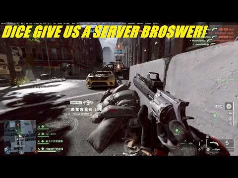 Man this gun is so good, if only we had a server browser Dice!! - Battlefield 6
