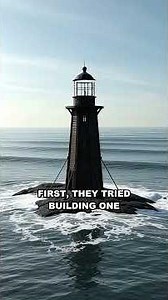 How They Built a Lighthouse in the Middle of the Ocean 300 Years Ago.
