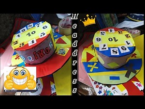 #Tutorial ✪︎How to make headdress using recycled materials✪︎