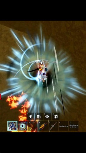 Godhuman + rengoku sword ghoul V3 ez one shot combo 🍨