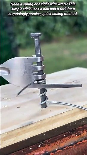 The Quickest Way to Coil Wire Without Tools.