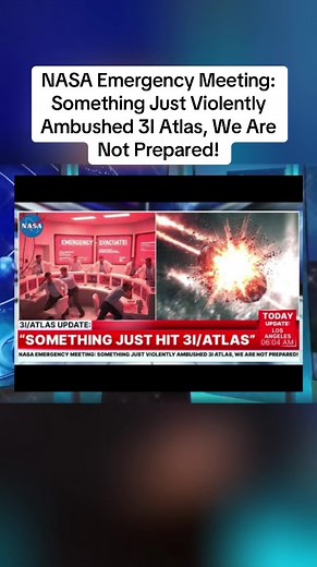 NASA Holds Emergency Meeting on 3I Atlas Update