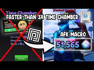 Best Infinity Mode AFK Gems Farm Macro, Faster than 3x Trial Chamber Anime Vanguard