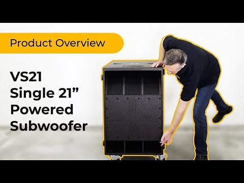 BASSBOSS | VS21 Single 21" Powered Subwoofer Discussion with David Lee