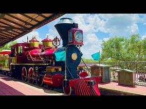 Walt Disney World Railroad 2023 Complete Ride in 4K - Magic Kingdom Walt Disney World