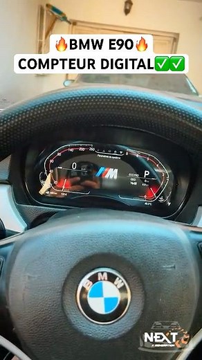 🚗Installation d’un compteur digital sur BMW serie 3 E90/E92/E93🔥 #DigitalCluster #speedometer #E90