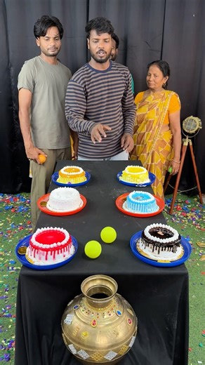 Roll ball and get cake next level challenge game #shorts