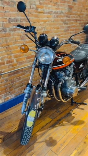 Our work restoring the 1974 Kawasaki Z1 900 is complete! ✨ #vintage #antique #classic #historic #kawasaki #streetbike #restoration #z1900 #z1 #motorcycle #repair #shop #garage #mechanic #mcw #ohio #centraloh #beforeandafter #vintagebike #paint #motor #powdercoat #engine #fuel #tires | Mobile Cycle Works, Inc.